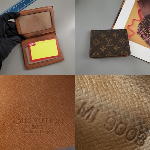 LOUIS VUITTON Vintage Classic Mini Bifold wallet Monogram Signature - Picture 6 of 16